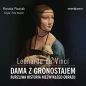 Audiobooki - literatura piękna - Leonardo da Vinci. Dama z gronostajem. Burzliwa historia niezwykłego obrazu - miniaturka - grafika 1
