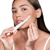 Depilatory i golarki damskie - DEPILATOR DO TWARZY BRWI GOLARKA TRYMER LED - miniaturka - grafika 1