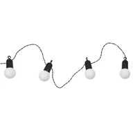 Dekoracje domu - Girlanda ogrodowa żarówkowa 20 LED biała - miniaturka - grafika 1