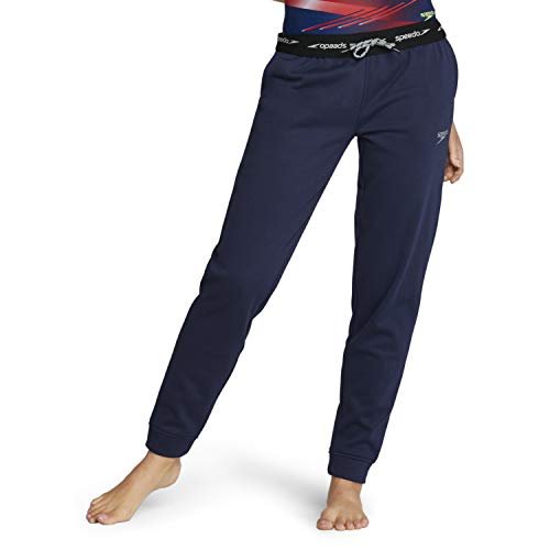 Speedo Damskie spodnie do joggingu Relaxed Fit Team Warm Up Relaxed Pants New Speedo Navy M