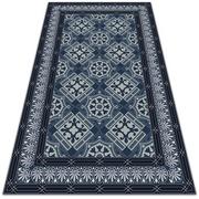 Dywany - Modny winylowy dywan Granatowa talavera 150x225 cm - miniaturka - grafika 1