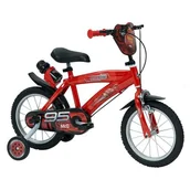 Rowery - Rower dziecięcy HUFFY Disney Auta 14 cali dla chłopca Czerwony - miniaturka - grafika 1