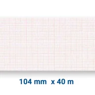 Akcesoria medyczne - Papier rejestracyjny EKG Ascard A4 / B56  104 x 40 do aparatu EKG Ascard Blu/Silver - miniaturka - grafika 1