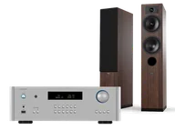 Zestawy stereo - Rotel RA-1572 MkII (srebrny) + Tesi 5 (mokka) - miniaturka - grafika 1