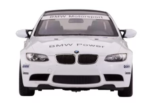 BMW M3 biały RASTAR model 1:14 Zdalnie sterowane auto + Pilot 2,4 GHz - Zabawki zdalnie sterowane - miniaturka - grafika 1