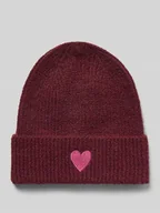 Czapki damskie - Czapka beanie z haftem model ‘MALIKA’ - miniaturka - grafika 1