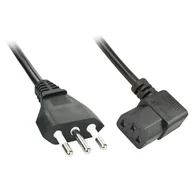 Kable komputerowe i do monitorów - Lindy 30346 kabel zasilające Czarny 2 m C13 panel - miniaturka - grafika 1