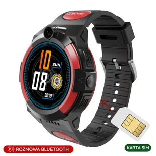 Pacific 31-3 Kids Czarno-czerwony - Smartwatch - miniaturka - grafika 5
