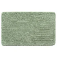 Dywaniki łazienkowe - Dywanik łazienkowy RIST 80 x 50 cm zielony - miniaturka - grafika 1
