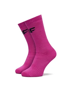 4F Skarpety narciarskie 4FJWAW24UFSOU167 Różowy - Skarpetki dla dzieci - miniaturka - grafika 1