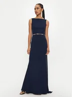 Sukienki - Rinascimento Sukienka wieczorowa CFC0120016003 Granatowy Regular Fit - miniaturka - grafika 1