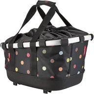 Koszyki rowerowe - Reisenthel KlickFix KlickFix GT Bike Basket for Racktime, dots 2021 Kosze na bagażnik 0304RDO - miniaturka - grafika 1