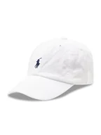 Czapki i chusty sportowe męskie - Polo Ralph Lauren Czapka z daszkiem Clsc Cap 320552489001 Biały - miniaturka - grafika 1