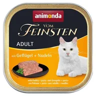 Mokra karma dla kotów - Animonda Vom Feinsten CAT Adult Drób z makaronem 100g Pakiet - miniaturka - grafika 1