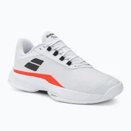 Buty sportowe męskie - Buty do tenisa męskie Babolat Jet Tere 2 All Court white/strike red - miniaturka - grafika 1