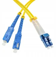 Patchcordy - Patchcord SM SC/UPC-LC/UPC duplex 1m 9/125 3.0mm G652D - miniaturka - grafika 1