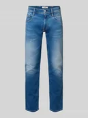 Spodnie męskie - Jeansy z 5 kieszeniami model ‘Anbass’ - miniaturka - grafika 1