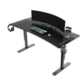 Biurka - Ultradesk Biurko  Cruiser czarne UDESK-CR-BK - miniaturka - grafika 1