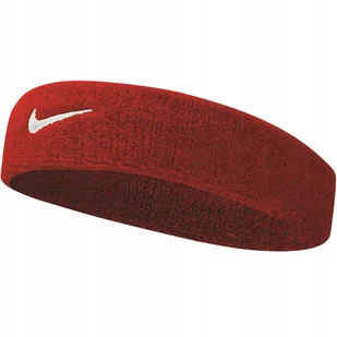 Nike opaska na głowę Swoosh (czerwona) NN07601 - Tenis ziemny - miniaturka - grafika 1