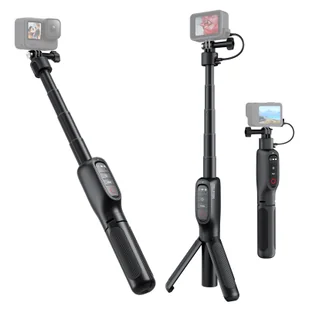 statyw selfie stick, statyw selfie stick do gopro, statyw do gopro, statyw do kamery, statyw selfie stick do gopro, statyw akumulatorowy do gopro, statyw selfie stick do gopro, uchwyt baterii do gopro - Selfie stick - miniaturka - grafika 1