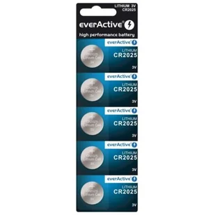 EverActive Bateria Pastylkowa CR2025 Lithium Battery 3v 1szt - Baterie i akcesoria - miniaturka - grafika 1