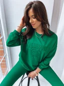 Bluzy damskie - Bluza damska CALIFORNIA DREAM zielona Dstreet BY1196-L - miniaturka - grafika 1