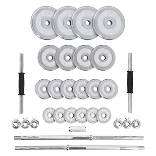 HMS STCT50 SZTANGIELKI/SZTANGA W WALIZCE CHROM 2x25KG HMS 30-8-134 - Sztangi - miniaturka - grafika 1