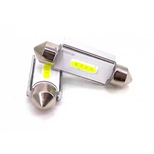 C10W Żarówka Led Sv8.5 12V Cob Canbus 39Mm 240Lm Biała Mocna Motoledy - Żarówki samochodowe - miniaturka - grafika 1