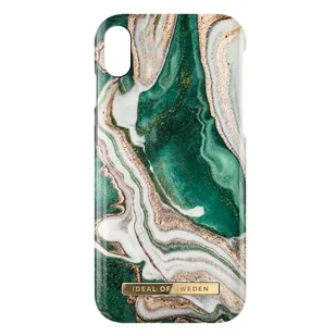 Ideal of Sweden Fashion Case Golden Jade Marble do iPhone XR IEOIDXRGJM - Etui i futerały do telefonów - miniaturka - grafika 1