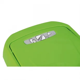 B2B Partner Kosz na odpadki (sz x gł x wys): 25 x 42x 62cm, 40l, niebieskie wieko 2139 - Kosze na śmieci - miniaturka - grafika 5