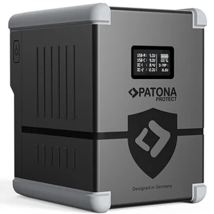 Patona Protect V-Mount V200-PD100 198Wh, 14.8V, 13A, 100W (OUT), 2x DC, D-TAP, USB-C USB-A (OUT) [13875] - Akumulatory do aparatów dedykowane - miniaturka - grafika 1