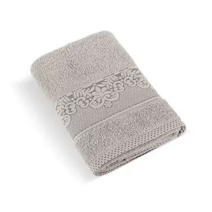 Bellatex Frotte ręcznik kolekcja Orchidea szary, 50 x 100 cm - Ręczniki - miniaturka - grafika 1