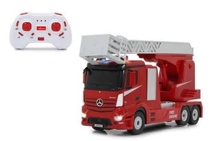 Wóz strażacki z obrotową drabiną Mercedes-Benz Antos 1:24 2.4 GHz JA405212 - Samochody i pojazdy dla dzieci - miniaturka - grafika 1
