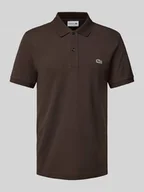 Koszulki męskie - Koszulka polo o kroju slim fit z czystej bawełny - miniaturka - grafika 1