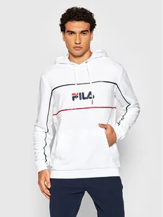 Fila Bluza Analu 688466 Biały Regular Fit - Bluzy męskie - miniaturka - grafika 1