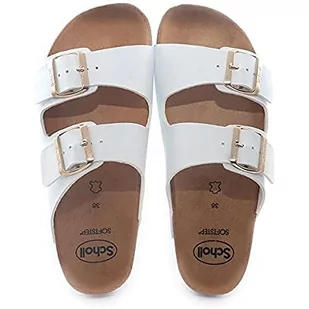 Scholl Josephine, sandały damskie, białe, 40 EU, biały//lt vltge cherry/, 40 EU - Sandały damskie - miniaturka - grafika 1