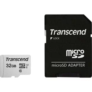 Transcend Memory microSDHC - Karta pamięci 32 GB Class 10 UHS-I U1 95/25 MB/s z adapterem - Karty pamięci - miniaturka - grafika 1