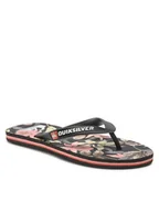 Klapki i japonki damskie - Quiksilver Japonki AQYL101264 Czarny - miniaturka - grafika 1