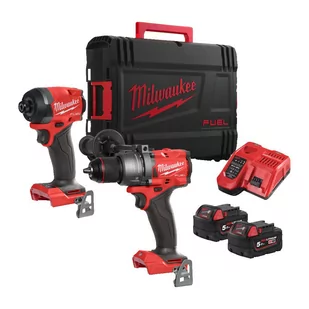 Milwaukee M18 FPP2A3-502X akumulatorowy 2-narzędziowy zestaw Powerpack (M18 FPD3+ M18 FID3) 18V 2x5,0Ah Li-Ion w walizce HD Box 4933480873 - Zestawy elektronarzędzi - miniaturka - grafika 1