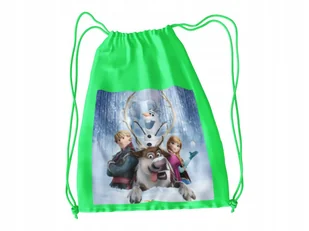WOREK DO SZKOŁY WF/BUTY KRAINA LODU + IMIĘ - Torby szkolne - miniaturka - grafika 1