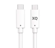 Kable USB - Xqisit USB-C - USB C 3.1 1,5m (biały) - miniaturka - grafika 1