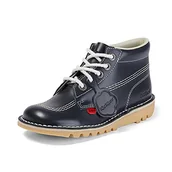 Botki damskie - Kickers Damskie klasyczne botki kick Hi, niebieski (Blue Navy), 38.5 EU - miniaturka - grafika 1