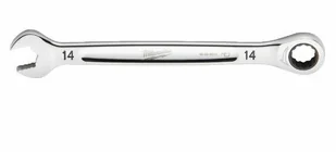Milwaukee klucz płasko-oczkowy 14 mm z grzechotką Max Bite 4932471507 - Klucze i nasadki - miniaturka - grafika 1