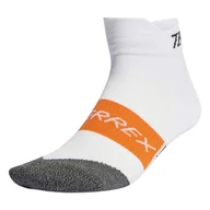 Skarpetki męskie - Skarpety do kostki ADIDAS TRX TRL SPD SCK IN4649 – Biały - miniaturka - grafika 1