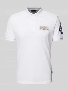 Koszulki męskie - Koszulka polo o kroju slim fit z naszywką z logo model ‘E-AMUNDSEN’ - grafika 1