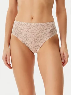 Chantelle Figi klasyczne z wysokim stanem Soft Stretch C11DC9 Beżowy - Majtki damskie - miniaturka - grafika 1