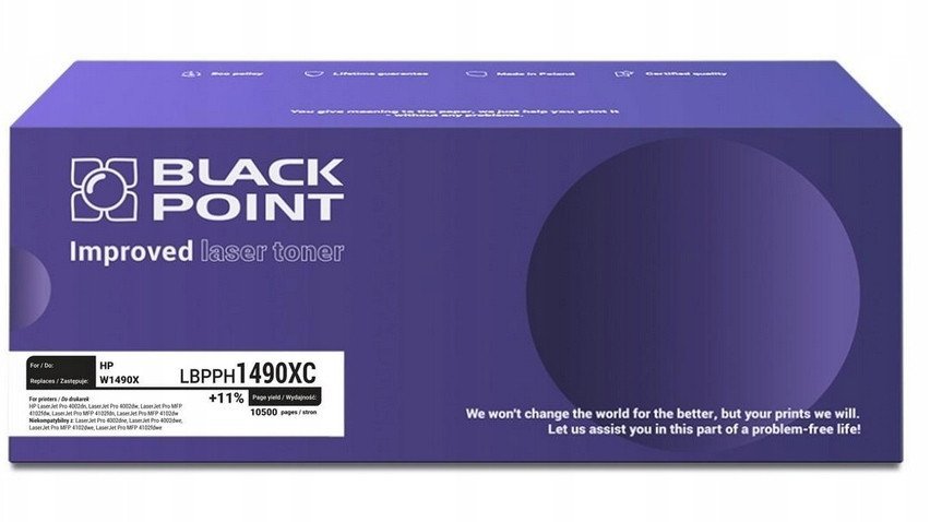 Black Point [LBPPH1490XC] Toner BP S+ HP W1490X chip NEW