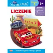 Książki edukacyjne - Disney Ucz się z nami Auta Liczenie - miniaturka - grafika 1
