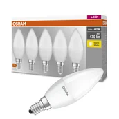 Żarówki LED - Osram ZESTAW 5x LED Żarówka BASE B40 E14/5,7W/230V 2700K - ZESTAW 5x LED Żarówka BASE B40 E14/5,7W/230V 2700K - - miniaturka - grafika 1