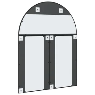 Lustro ścienne, czarne, 100x130 cm, zakończone łukiem, żelazo Lumarko! - Lustra - miniaturka - grafika 6